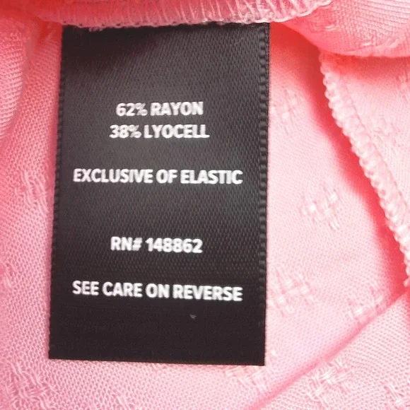 Torrid Top Womens 1X Pink Challis Ruffle Smocked Waist Peplum Blouse Romantic - Picture 5 of 7